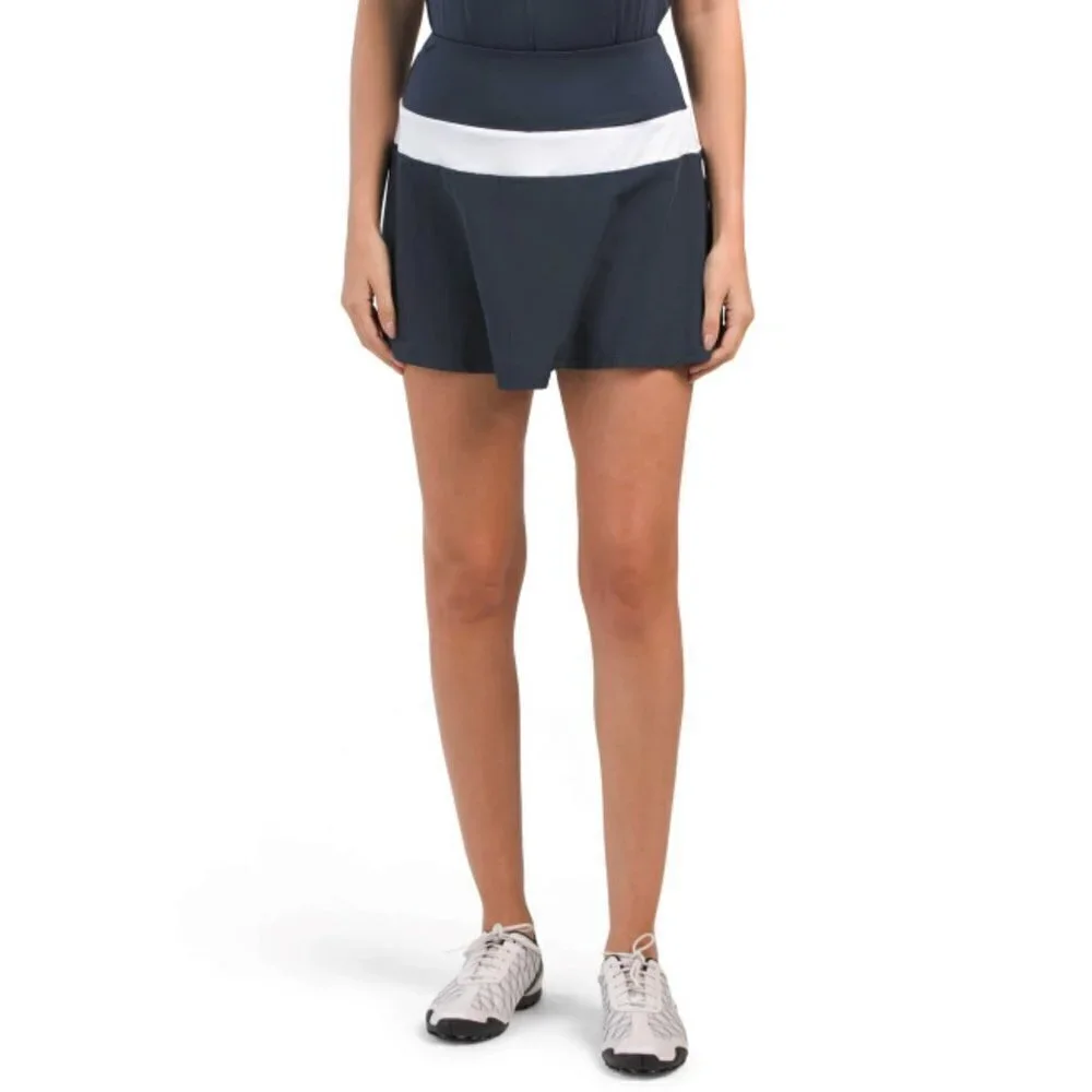 NWT KYODAN Women's Built-in Shorts Color Block Inserts Golf Skort - Picture 2 of 5